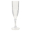 URBN-CHEF 6pc Crystal Effect Reusable Durable Champagne Wine Drinking Party Flute Glasses 2