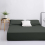 (Charcoal Fitted Sheet	) Double Fitted Sheets Extra Deep Bed Sheet 25cm 1