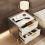 Nightstand Bedside Table 2 Drawers End Side Table 9
