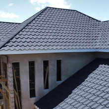 (Grey) Golan Tiles Stone Coated Metal Roofing 5pcs