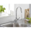 Bristan Bristan Monza Kitchen Sink Mixer Tap Double Lever Modern EasyFit Chrome 4