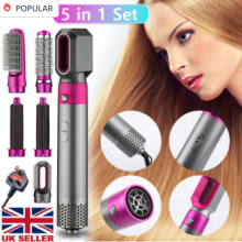 5 in 1 Professional Air Wrap Hair Styler Curler Straightner Hot Air Brush