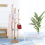 Sturdy Natural Bamboo Tree Garment Clothes Coat Hat Hanger Stand 3