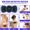 Portable EMS Mini Electric Neck Back Massager Cervical Massage 3