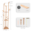 Sturdy Natural Bamboo Tree Garment Clothes Coat Hat Hanger Stand 6