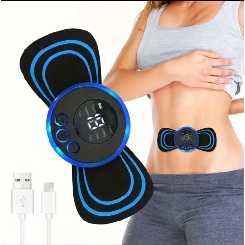Portable EMS Mini Electric Neck Back Massager Cervical Massage