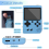 500+ Classic Games Handheld Retro Game Console Player For Kids Adults 5