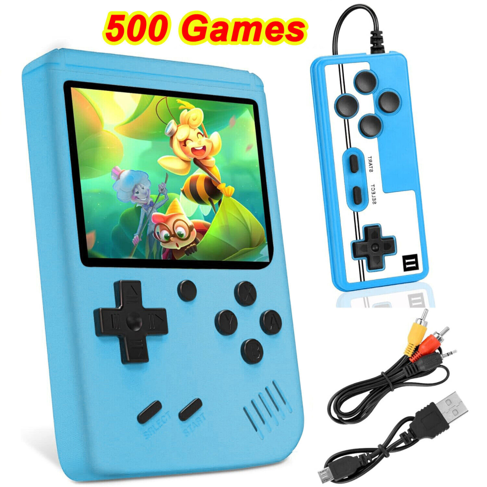 500+ Classic Games Handheld Retro Game Console Player For Kids Adults