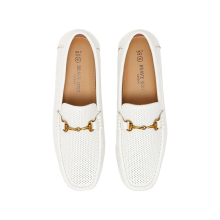 (White, UK 6) BRAVE SOUL Mens Casual Slip on Loafers Office Shoes