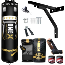 (5ft - 13Pcs Punch Bag) Boxing Punch Bag Punching Gloves MMA Kickboxing