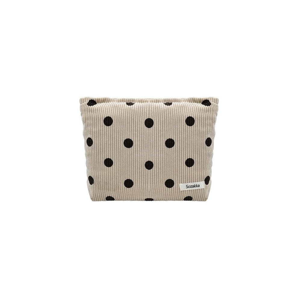 Tianci Cosmetic Bags For Women,Aesthetic Preppy Makeup Bag Smile Makeup Organizer Storage Makeup Bag For Women Portable Large Capacity Travel Makeup Bags