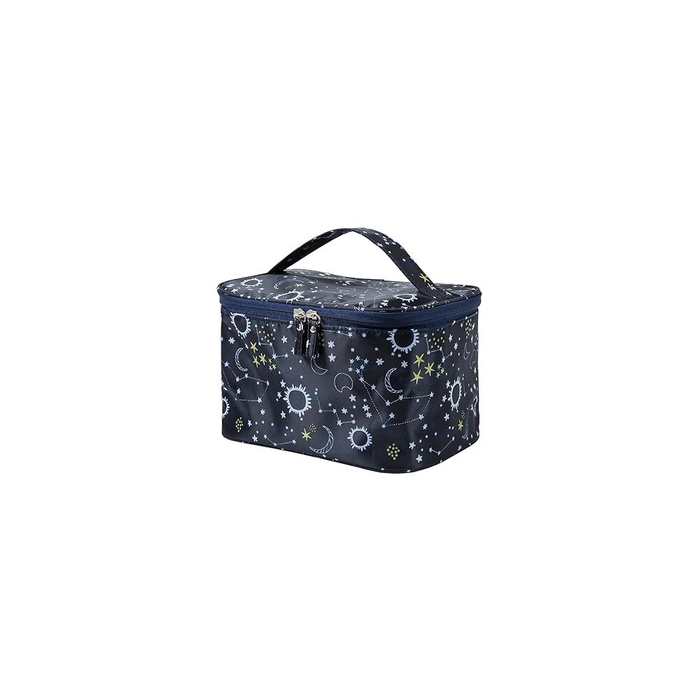Tianci Makeup Bag Cosmetic Bags For Women Travel Makeup Organizer Case, Starry Sky
