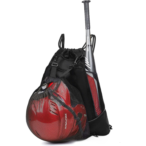 Drawstring Baseball Bag for Boys and Girls, Foldable Softball Backpack
