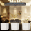 Digital alarm clock white, LED light mini modern cube desktop alarm clock showing time date temperature 4