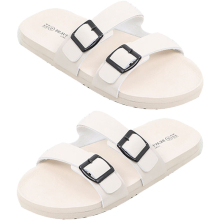 (Light Stone, UK 12 ) BRAVE SOUL Mens Sandals Flip Flops Slippers Sliders
