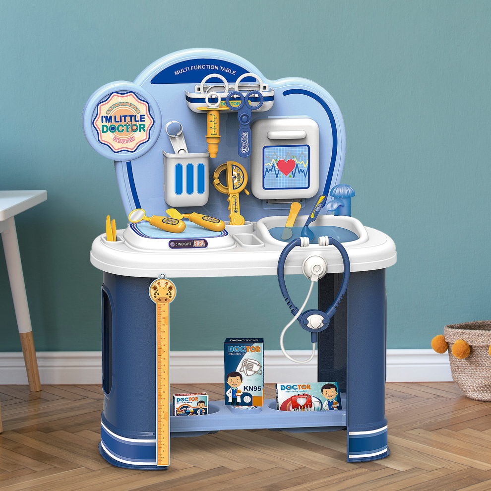 Daniel James Doctor Play Set Kids Toy Interactive Role Play Dr Hospital Pretend Medical Nurse Blue
