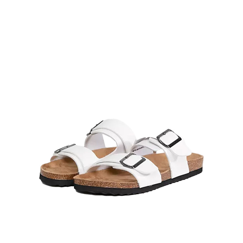 New Brave Soul Men's (Stone, Uk 10 ) Sandals Flip Flops Slippers Sliders Grey