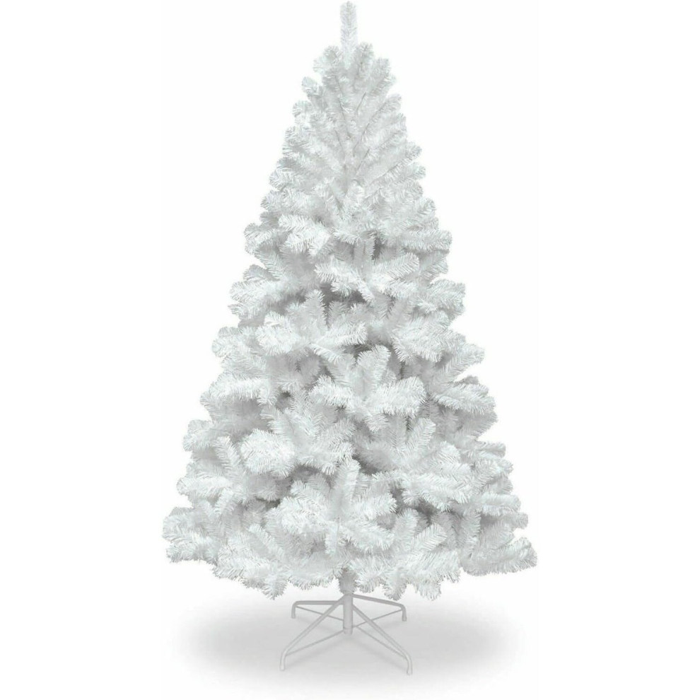 (White, 10ft) Colorado Spruce Christmas Tree 4ft to 10ft - Black, Grey or White