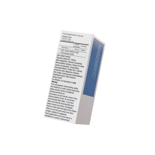 Vitamin B1 Thiamine 100mg 100 Supplement Tablets 1