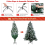 6ft Snow Flocked Christmas Tree 1.8m Artificial Holiday Christmas Pine 2