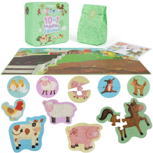 (Farmyard) boppi 10 in 1 Toddler Jigsaw Puzzle