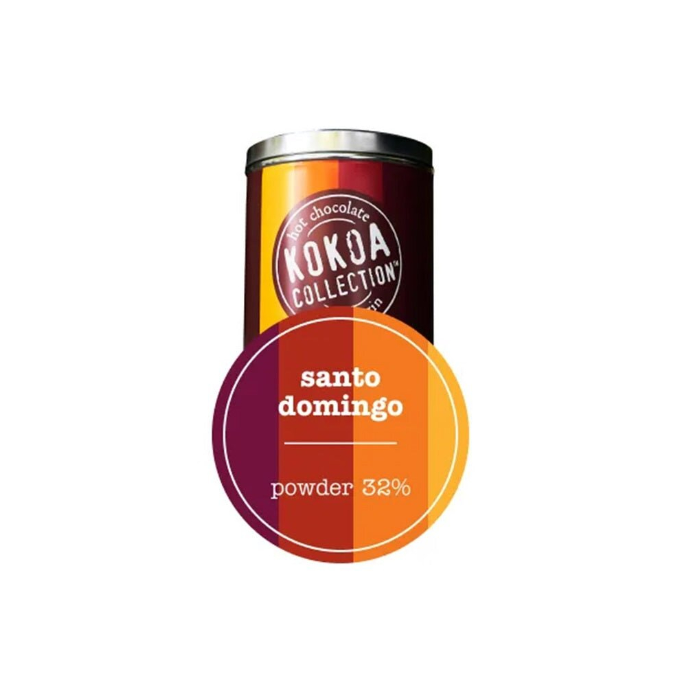 Kokoa Collection Santo Domingo 32% Hot Chocolate - 300G, Rich Creamy Dominican Cocoa Beverage