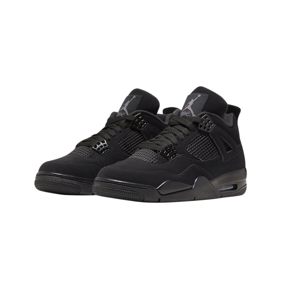 (Uk6/EUR39) Air Jordan 4 Retro GS Black Cat AJ4