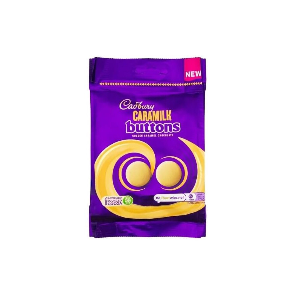 3 x Cadbury Caramilk Buttons 90g