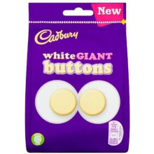 3 x Cadbury White Buttons 95g Delicious Tasty And Twisty