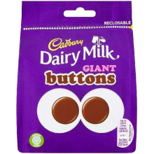 3 x Cadbury Dairy Milk Buttons, 95g
