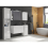 Vanity Unit 800 Sink Cabinet Ceramic Basin Wall Floor White Gloss Spice 14