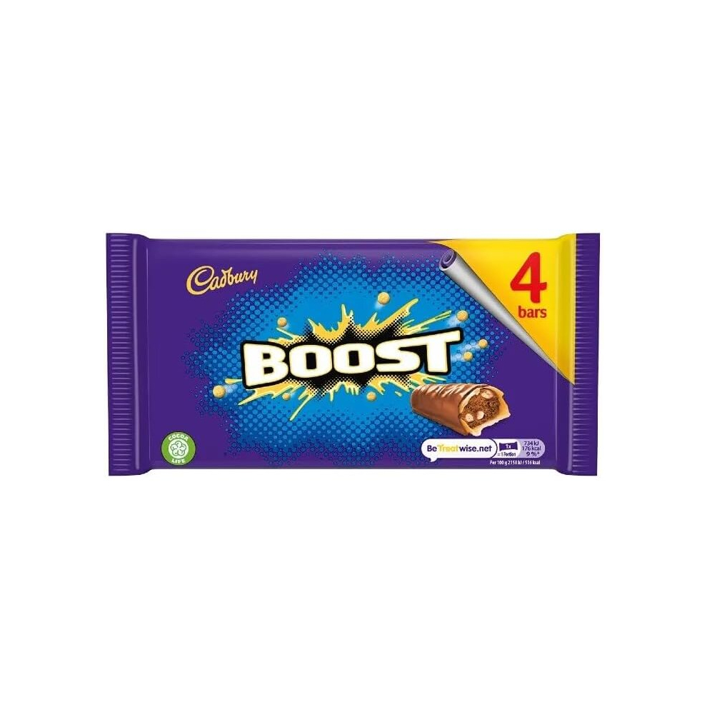 3 x Cadbury Boost Bars 4 x 31.5g (126g)