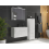 Vanity Unit 800 Sink Cabinet Ceramic Basin Wall Floor White Gloss Spice 13
