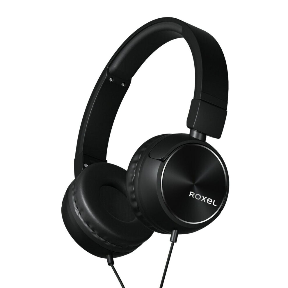 ROXEL RX310 Wired Foldable Headphones with Microphone Powerful Bass, Lightweight