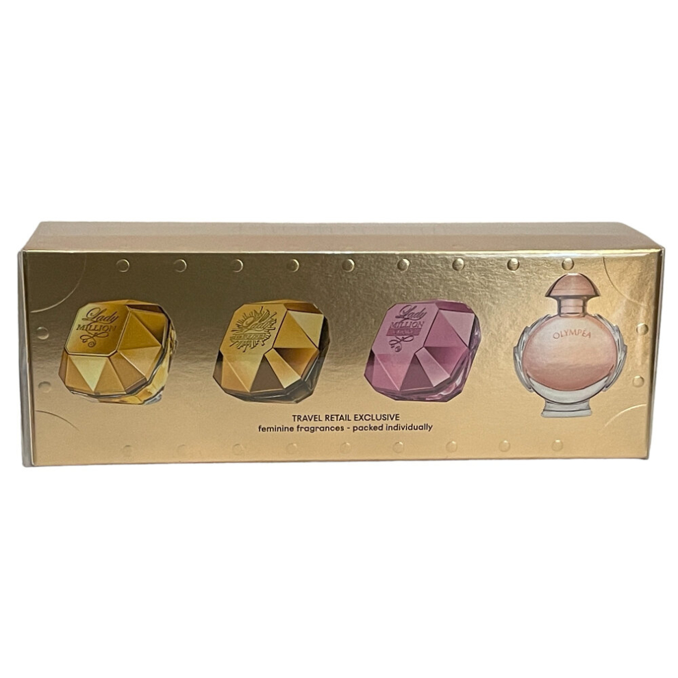 Paco Rabanne Pour Elle 3 x 5ml EDP 1 x 6ml EDP Miniature Gift Set