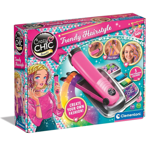 Clementoni CLEMENTONI - HAARFARBE - CRAZY CHIC - KREATIVSPIEL