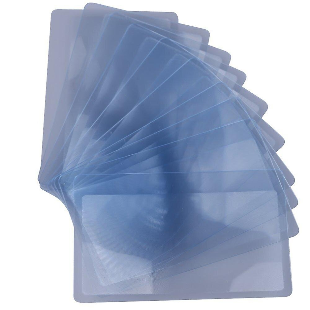 10x Pocket Magnifier / Magnifying Glass Map / Magnifying Glass / Reading Assistance Credit Card For