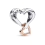 Pandora Pandora Two-tone Openwork Infinity Heart Charm 782642C00 1