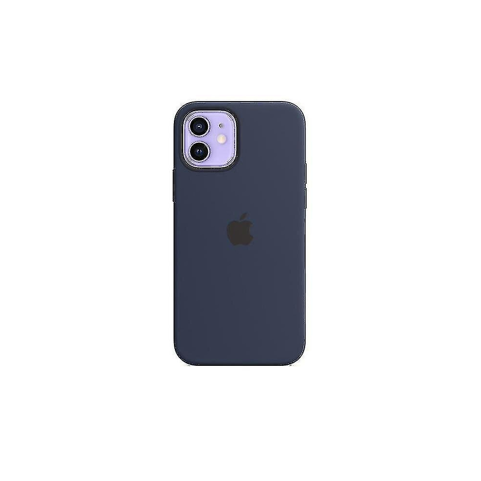 (Deep Navy) Silicone Case With Magsafe For Iphone 12 12 Pro Blue 9317312168832