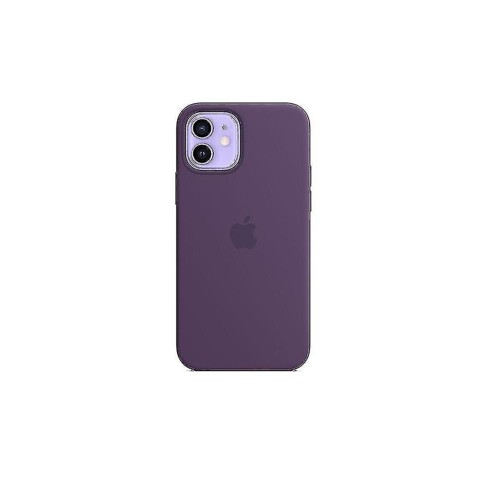(Amethyst) Silicone Case With Magsafe For Iphone 12 12 Pro Purple 9317312168818