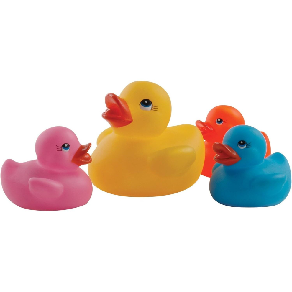 Bath Duck Family Set Rubber Bath Toys for Kids Toddler Boys and Girls