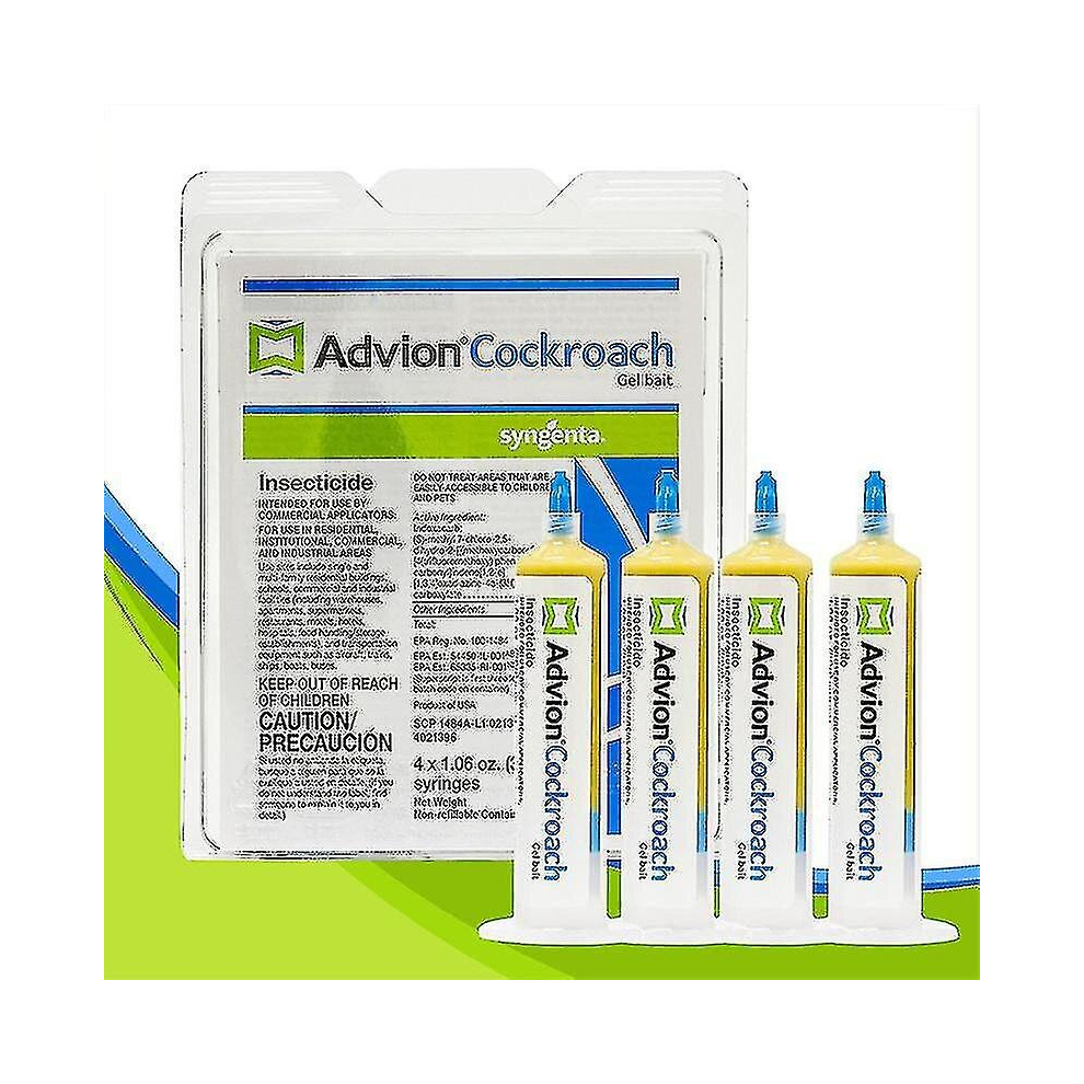 Cockroach Gel Bait Roach Pest Killer With Plunger Tip For Floor Kitchen Non-toxic