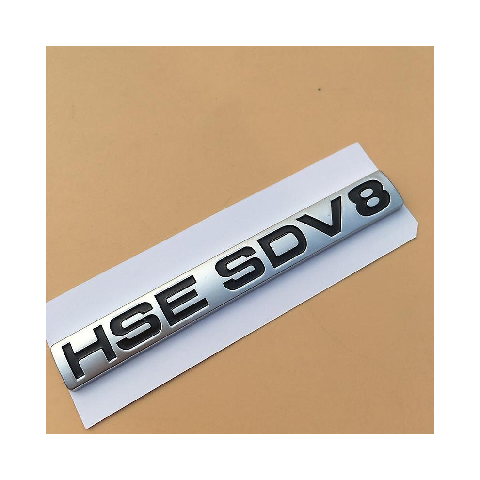 (Hse Sdv8) For Land Range Rover Velar Discovery Sv Autobiography Hse Luxury Scv6 Sdv6 Sdv8 Si4 Bar Badge Sport Emblem Car Trunk Sticker 9317312185846