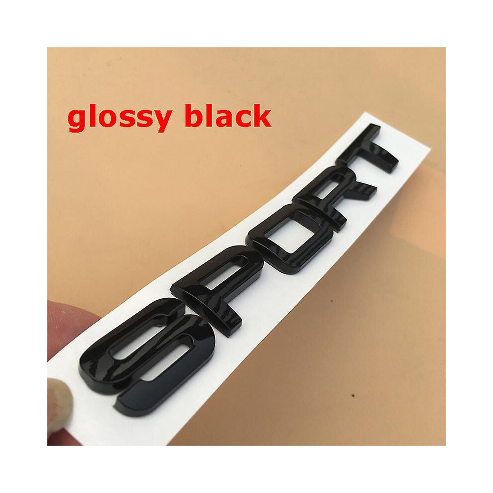 (Sport Glossy ) For Land Range Rover Velar Discovery Sv Autobiography Hse Luxury Scv6 Sdv6 Sdv8 Si4 Bar Badge Sport Emblem Car Trunk Sticker Black 9317312185938