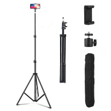 Adjustable 2.1m Tripod Stand Mobile Phone