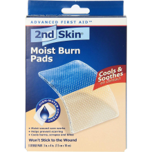 2nd Skin Moist Burn Pads, Large (3 x 4 Inches), 3-Count