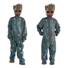 (110cm) Guardians of the Galaxy Cosplay Groot Kids Jumpsuit