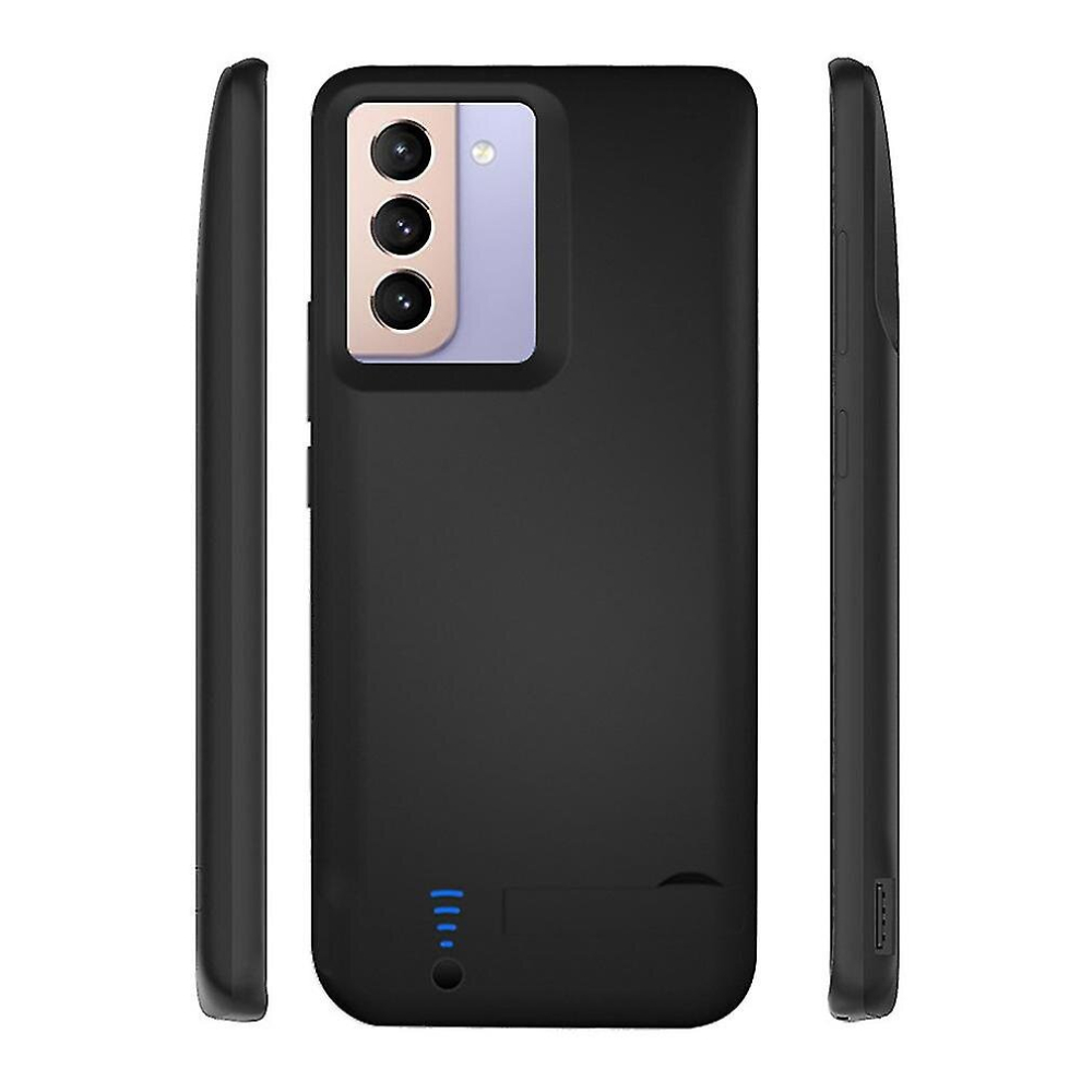 (S21 Ultra-Black) S21 Battery Charger Case For Samsung Galaxy S21 Ultra Portable Extended Charging Case For Galaxy S21 Plus Fe Power Bank Case 5g