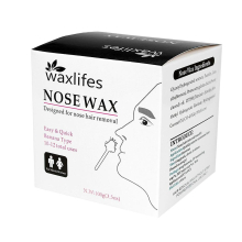 100 G Wax Kit Hair Removal Mens Nose Wax Nose Waxing Strips Nose Hair Removal Wax Nose Wax Applicators