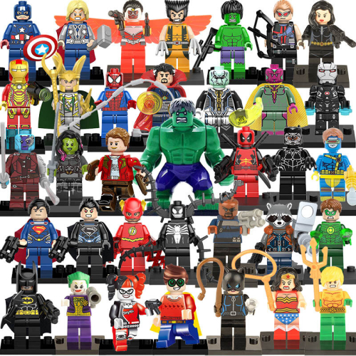 (35PCS) Avengers Comic Block Dc Minifigure Gift Kid